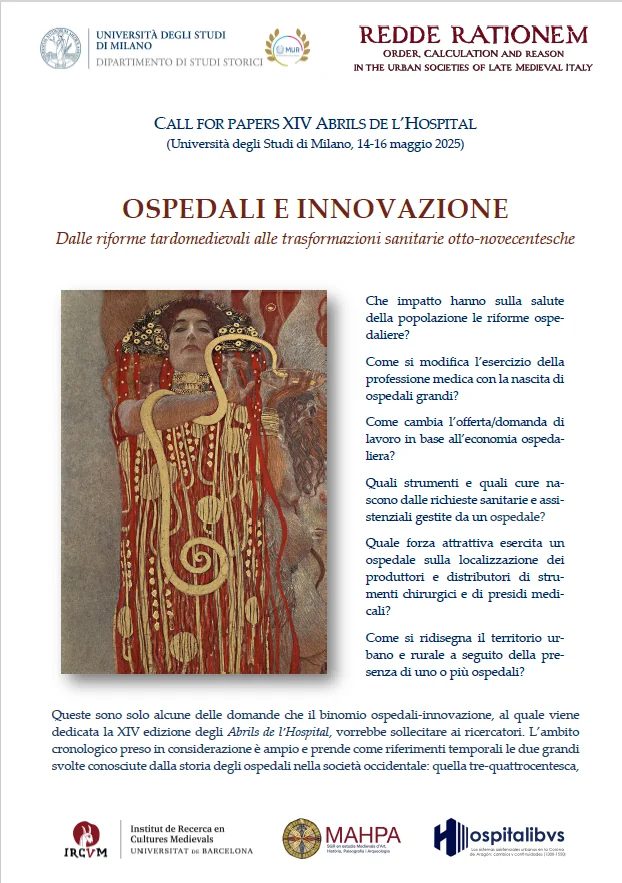 CfP: Hospitals and Innovation